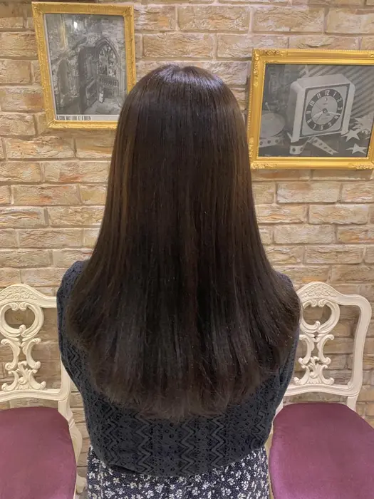 丸いカットラインになるようにカットいたしました Aube Hair Vision 札幌店所属 鈴木 伶奈のヘアカタログ ミニモ