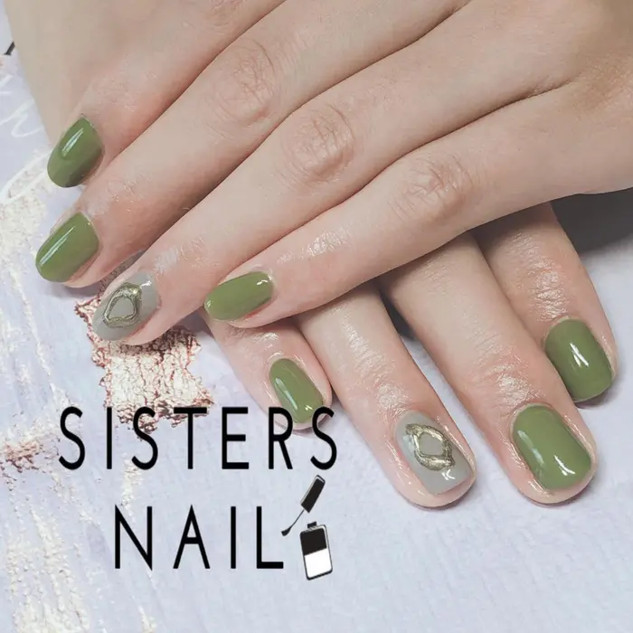 クールカジュアルニュアンス Sisters Nail所属 Nailist Taeのネイルデザイン ミニモ