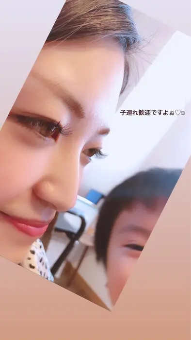 子連れ大歓迎です Belinda所属 Belinda Belindaのマツエクデザイン ミニモ