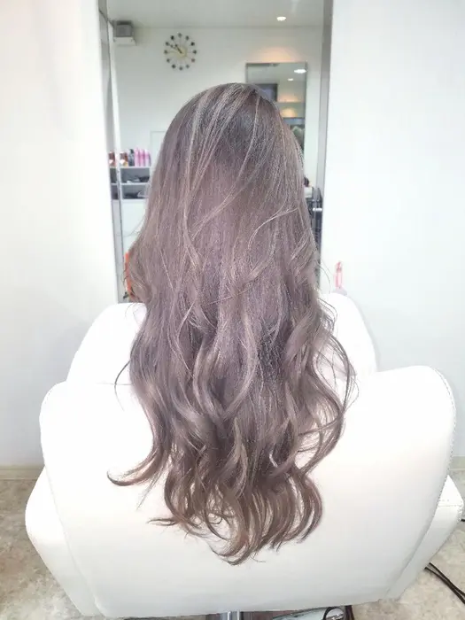 ラベンダーミルクティー メルマードバーベル所属 Mermard Bavelのヘアカタログ ミニモ