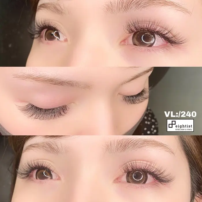 ボリュームラッシュ240束 160本以上は10束ごとに 1000 事前にご連絡いただけた方のみ追 8ist所属 8ist C Suzuのネイルデザイン ミニモ