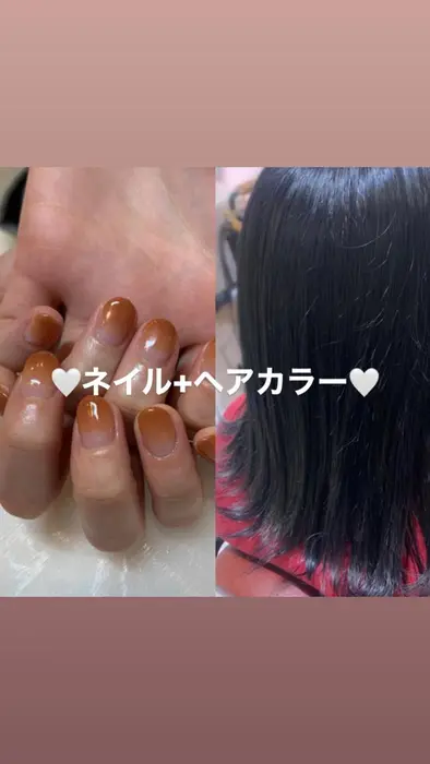 ネイルサロンと美容室 このご時世で いろんな所へ行くのはちょっと という方へ1回の外出で済ま Umilea所属 カタオカ ナナのヘアカタログ ミニモ