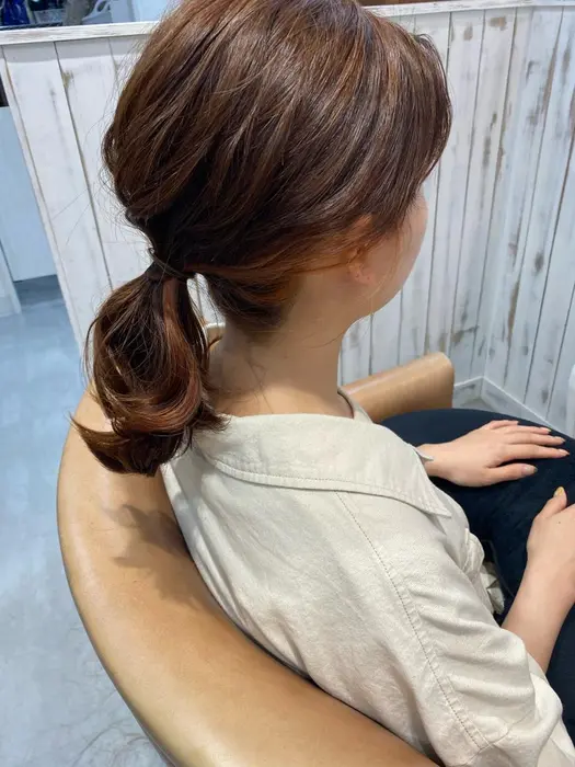 結ぶと可愛いインナーカラー Ailes Hair Salon所属 Ailes 椎谷 有稀のヘアカタログ ミニモ