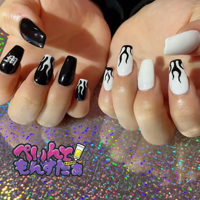 人気 ネイルサロンぺいんともんすたぁ所属 ぺいんともんすたぁ 鶴橋のネイルデザイン ミニモ