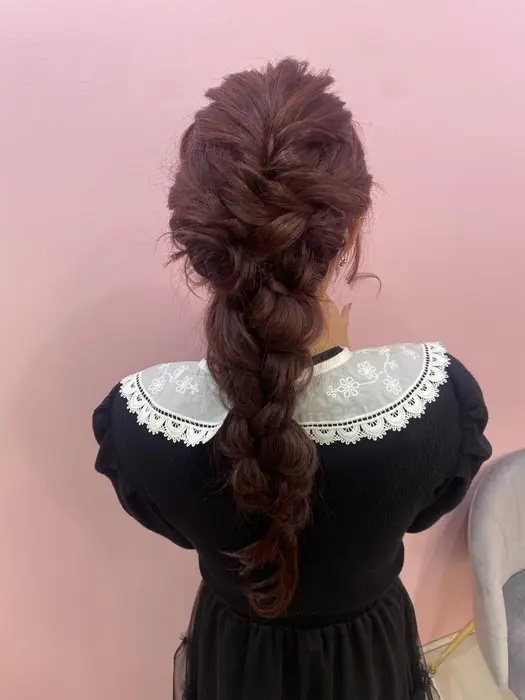 シールエクステ 編みおろし Bize Eclat所属 ビゼ ヘアセットのヘアカタログ ミニモ