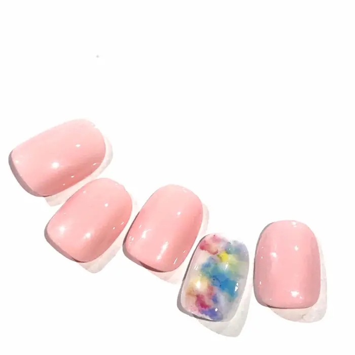 今 話題の Digital Nail Art 低価格で短時間 デザイン豊富 ハイクオリティなア Vnail Hello Sステラプレイス所属 ｖ Nailのネイルデザイン ミニモ