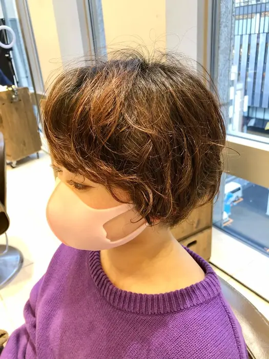 かわいいニュアンスパーマ ショートヘアも楽ちんに可愛くスタイリングできます Neolive Ginza所属 ニュアンスパーマ おおや ともみのヘアカタログ ミニモ