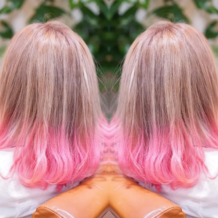 パステルピンクグラデーション Salon De Ripple所属 Ripple Hair のヘアカタログ ミニモ