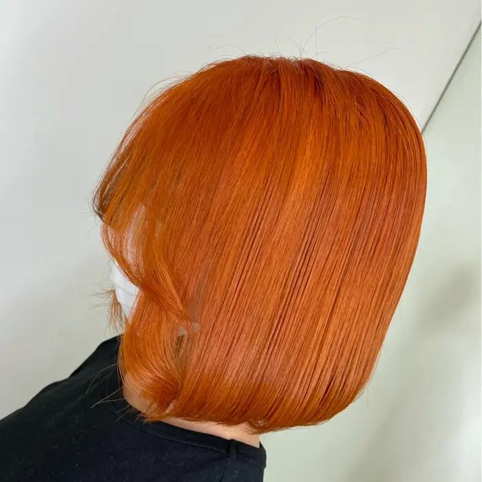 オレンジカラー Orange Pop 妙典店所属 派手髪韓国ヘア Haruのヘアカタログ ミニモ