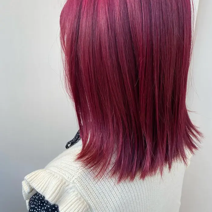 Kawaiiピンクバイオレット カラー剤追加料金1000円 Mode K S La Vie Belle 江坂所属 Nodoka Jヲタが担当のヘアカタログ ミニモ