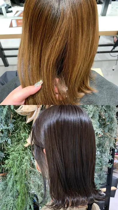 アッシュみがｶﾜｲｲ Zest三鷹店所属 艶カラー 金子優菜のヘアカタログ ミニモ