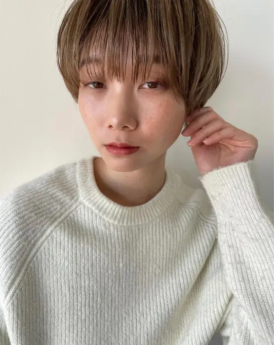 可愛いナチュラルマッシュショートです Air Omiya所属 松本 すみれのヘアカタログ ミニモ