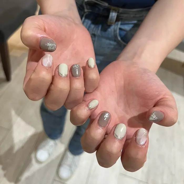 Nail Salon Ibelu京橋店 旧店名 Gossip Nail京橋店 所属 マゴメ マリアのネイル デザイン ミニモ