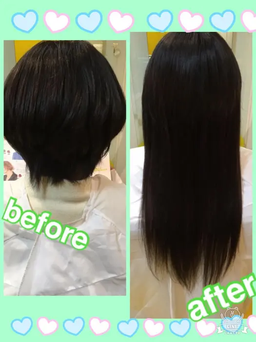 ショートヘアにシールエクステを付けさせて頂きました 大変身です 艸 かなりイメージが変わり Duohairextentions 新宿所属 Duohair 新宿店のヘアカタログ ミニモ
