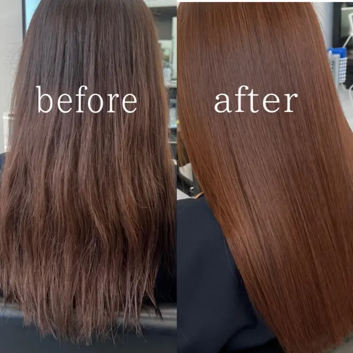 髪質改善 トリートメント 地毛風ストレート ストレートヘア 縮毛矯正 ストレートパーマ 酸熱トリー Une Garden所属 インナーカラー ボブ 柔カラー ちばのヘアカタログ ミニモ