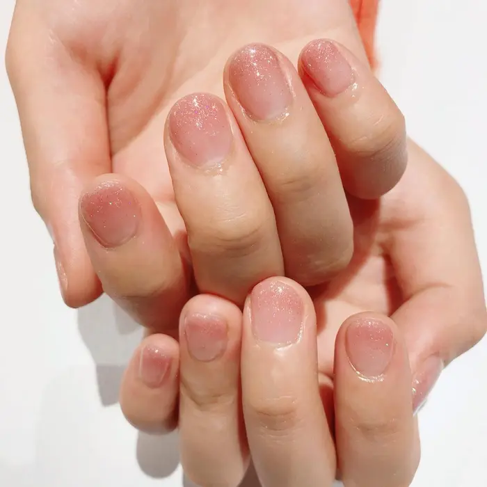 ピンクラメグラデ Private Nail Salon K所属 Nailkのネイル