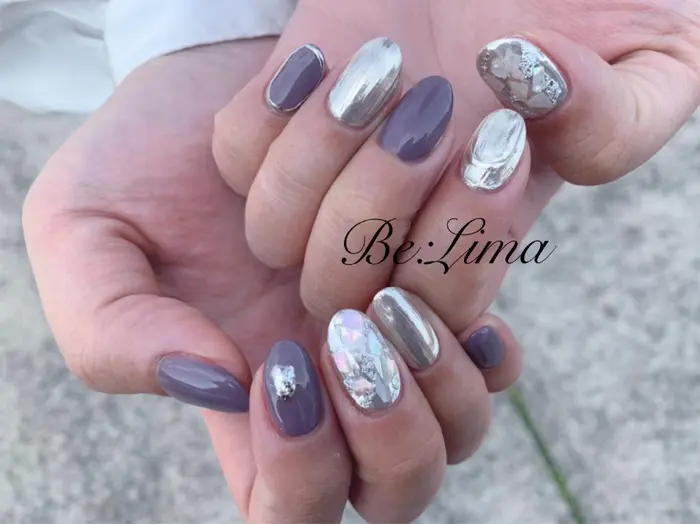 ジェルネイル ネイルデザイン ネイルアート ネイル 滋賀ネイル 滋賀県ネイルサロン 滋賀県ネイ Be Lima所属 Nail Salon Be Limaのネイルデザイン ミニモ