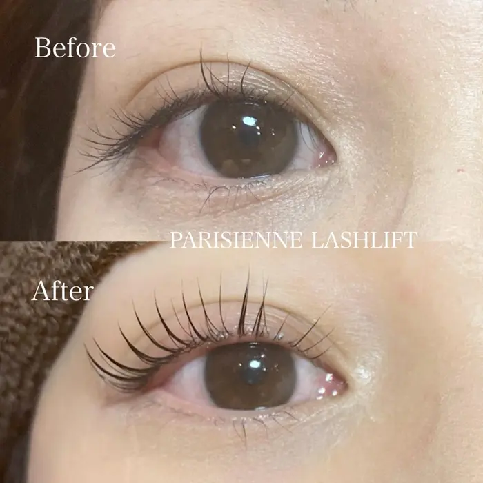 次世代印象まつ毛パーマの パリジェンヌラッシュリフトです まつ毛が上がってない時と上がってる時と Sola Neolive所属 Sola 加藤 真論のヘアカタログ ミニモ