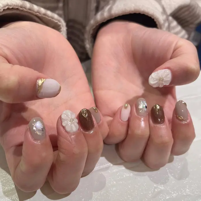 デザインネイル Grancieuxquatro水戸店所属 木村 奈々沙のネイルデザイン ミニモ