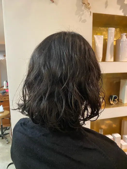 ゆるふわパーマ セットは乾かしてオイルをつけるだけなので とっても簡単です Hair Salon Necco所属 伊藤 愛のヘアカタログ ミニモ