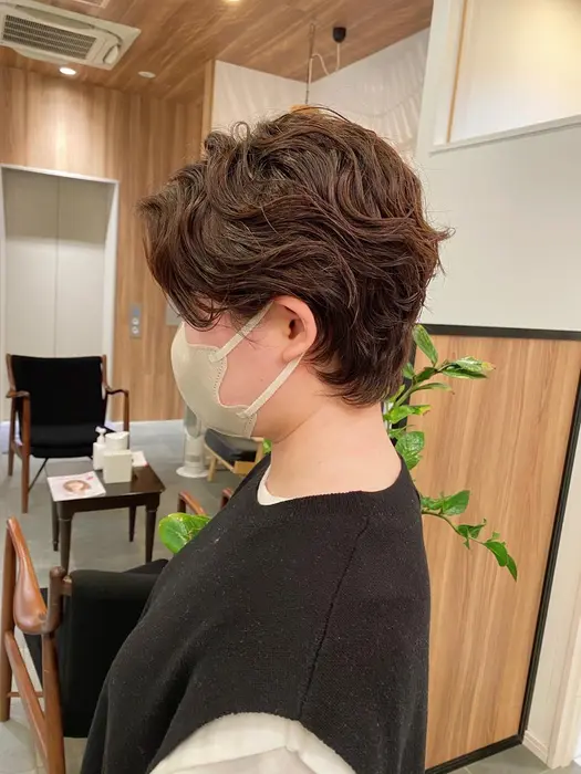 ハンサムショート パーマ Beautrium Ginza所属 服部 雅哉のヘアカタログ ミニモ
