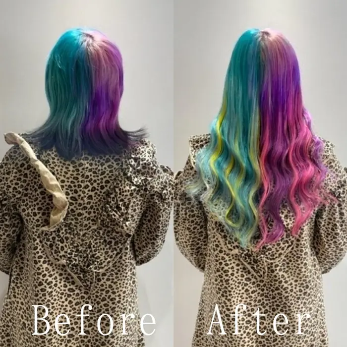 インスタ映えするヘアカラーとして海外でも日本でも人気のあるカラー シールエクステ Ar公式ア あるじゃんすー岡山店所属 あるじゃんすー 岡山 店のヘアカタログ ミニモ