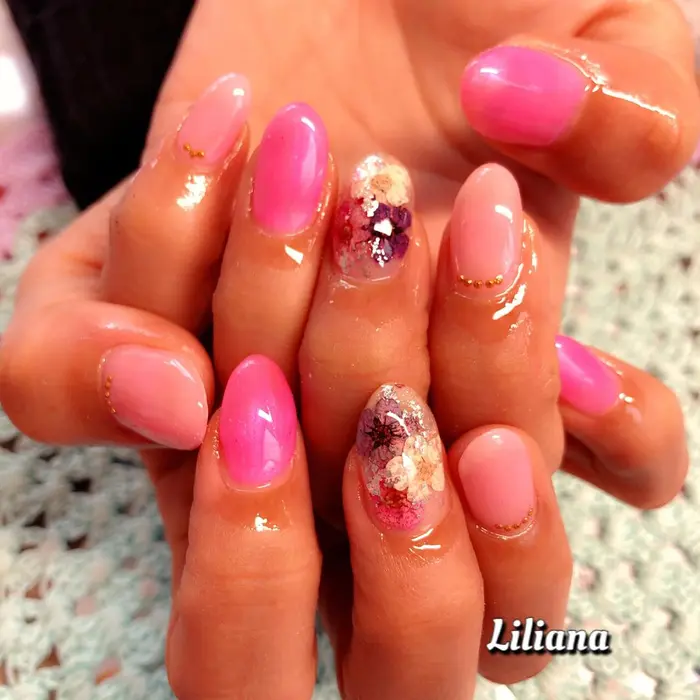 ワンカラー 2本盛り放題3980円 ストーン １粒10円 カラー追加 1色100円 地域 No 1店lilianaリリアーナ所属 大人気 高技術リリアーナのネイルデザイン ミニモ