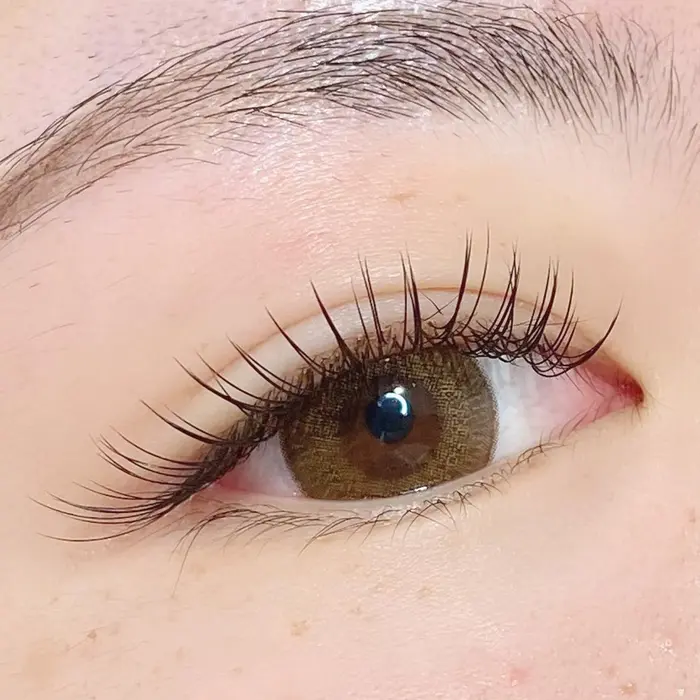 他店のエクステよりカールキープ力が高いです Go Today Shaire Salon所属 青木 杏奈 のマツエクデザイン ミニモ