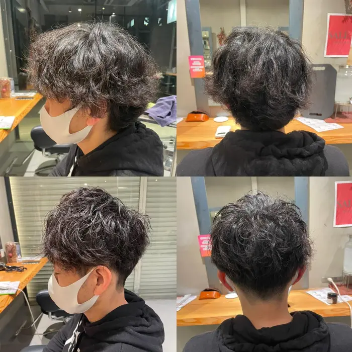 ツイストスパイラルパーマ 刈り上げ前下がりマッシュ Tj天気予報9コ所属 能又 浩斗のヘアカタログ ミニモ