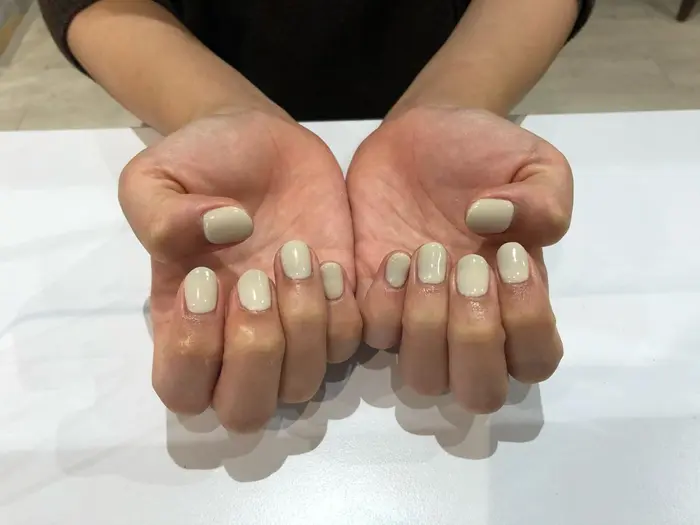ハンドネイルワンカラー Nail Salon Ibelu京橋店所属 Nail Ibelu 光尾星南のネイル デザイン ミニモ