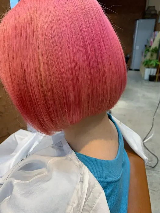 フラミンゴピンクカラー 2ブリーチ必須 Kail仙台東口店所属 大友 弥涼のヘアカタログ ミニモ