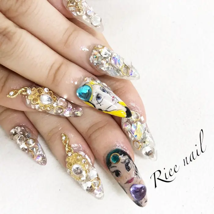 悪いプリンセスネイル Rieenail所属 松原 利栄のネイルデザイン ミニモ