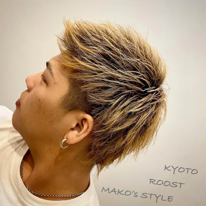 襟足ジェットモヒカンスタイル Hair Face Roost所属 田中 ジャスティのヘアカタログ ミニモ