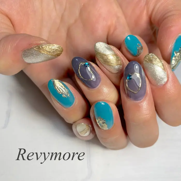 定額デザイン 久留米 久留米ネイル 福岡 ネイルサロン ネイル 福岡ネイル 小郡ネイル 大牟 Nail Salon Revymore所属 Nail Salon Revymoreのネイルデザイン ミニモ