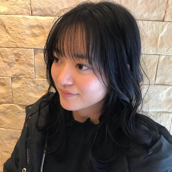 シースルーで2wayバング かきあげもできます Nico By Musee所属 Seina のヘアカタログ ミニモ