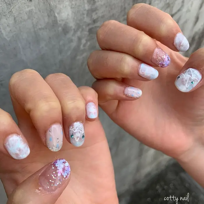 ネイル Nail ネイルデザイン 熊本 Kumamoto 熊本ネイルサロン 新大江ネイルサロン C Cotty Nail所属 高野 美紀のネイル デザイン ミニモ