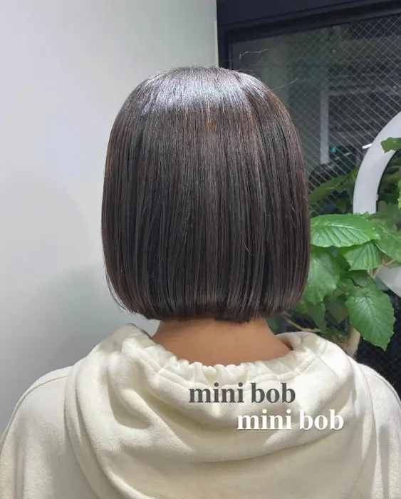 冬は敢えてぱつっとボブがかわいい Sweep所属 フクダ ジュリのヘアカタログ ミニモ