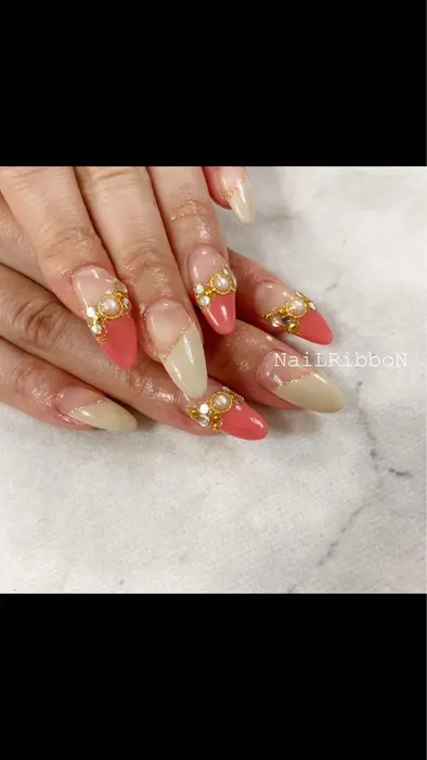 Eyelash Nail Ribbon所属 ネイルリボン新宿店 古野のネイルデザイン ミニモ