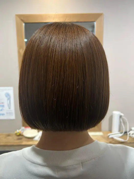 まとまり感バッチリです ショートヘア ショートスタイル ショートボブ 丸みショート ボブ 切り Linkth所属 Linkth 静花 のヘア カタログ ミニモ