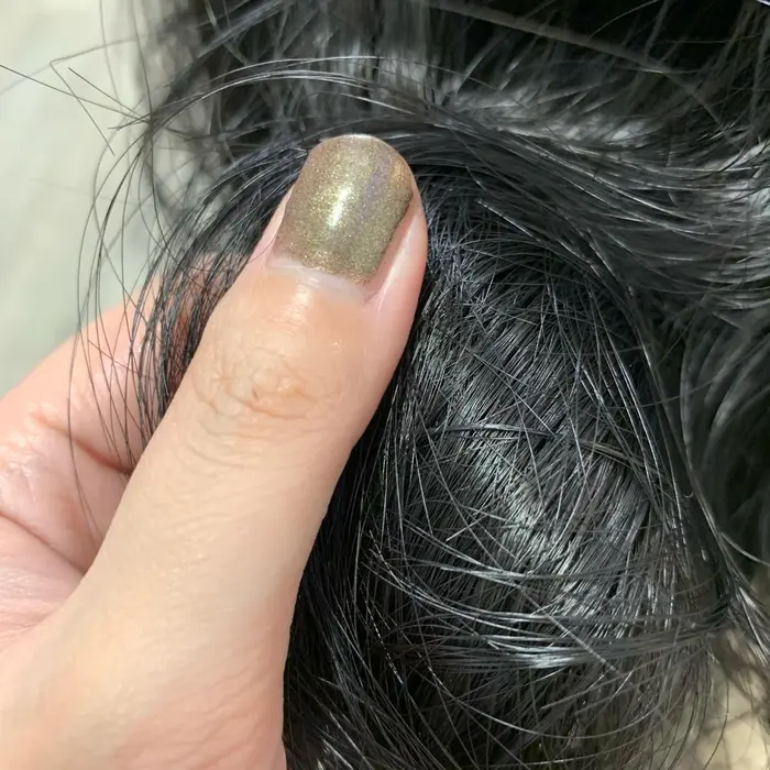 ブルーブラック 黒染めしたいと言われたので 黒染めに少しブルーを入れてブルーブラックみたいにしま ルプラボウ ベレ所属 藤澤 知香のヘアカタログ ミニモ