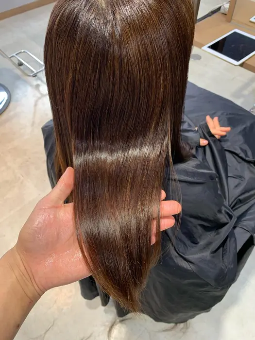 この美髪でなんと50代のお客様髪の毛で年齢かわります Clutch難波 クラッチなんば 所属 高市大介 髪質改善 なんば マンツーマンのヘアカタログ ミニモ