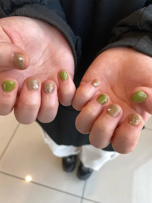 短いお爪もかわいく自爪育成できます Earth Coiffure Beaute 伊勢崎店所属 鈴木 千佳子のネイル デザイン ミニモ 短いお爪もかわいく自爪育成できます Earth Coiffure Beaute 伊勢崎店所属 鈴木 千佳子のネイル デザイン ミニモ