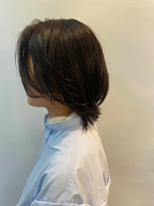 王道ワンレンカット スタイリングとコテで外ハネにスタイリングしてます マアムジー下高井戸店所属 石橋 慈英のヘアカタログ ミニモ