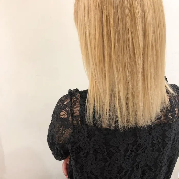 ブロンドヘアは色落ちも綺麗です Modek S梅田店所属 佐々木虹歩 ブリーチ 韓国カラー のヘアカタログ 20190602015033 ミニモ