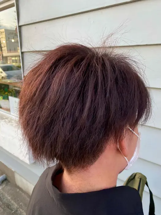 Men S ほんのり赤系カラー Hair And Makeup Mopa所属 Usui Ryoyaのヘアカタログ ミニモ