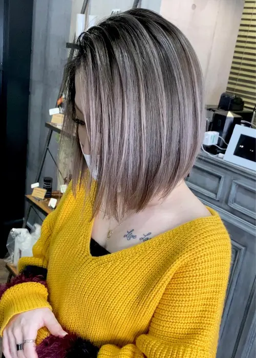 ブリーチ グラデーション アディクシーカラー イルミナカラー バレイヤージュ ハイライト 脱白髪染め Xelve シェルヴ 所属 Xelve 千葉 ブリーチno 1のヘアカタログ ミニモ