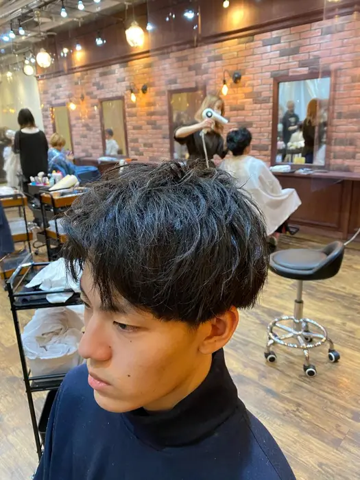 ショートバング この髪型はめちゃめちゃすいてます Ciel 所沢店所属 メンズ特化 富川 嘉人のヘアカタログ ミニモ