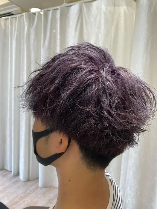 パープルグレージュ ブリーチ必須です Lily Of The Vase所属 中田 萌絵のヘアカタログ ミニモ