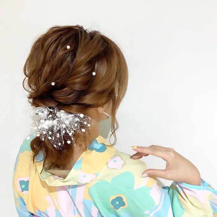 浴衣 ローポニー ディティカ名駅店所属 無料メニュー 大西 希美のヘアカタログ ミニモ