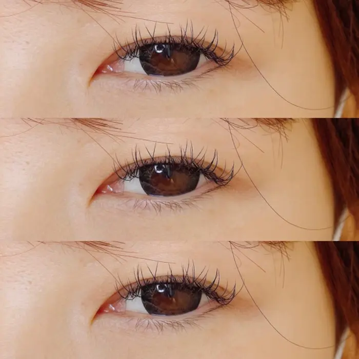 逆まつげの方はパキッとdカールおすすめしております シングルラッシュ Visage ヴィサージュ 鈴鹿サロン所属 関戸 愛純のマツエク デザイン ミニモ